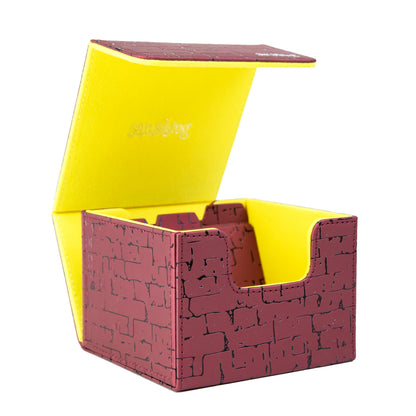 Boîte de rangement pyramidale - Rouge (Comprend 3 séparateurs) 