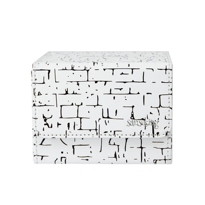 Boîte de rangement pyramidale - Blanche (Comprend 3 séparateurs)