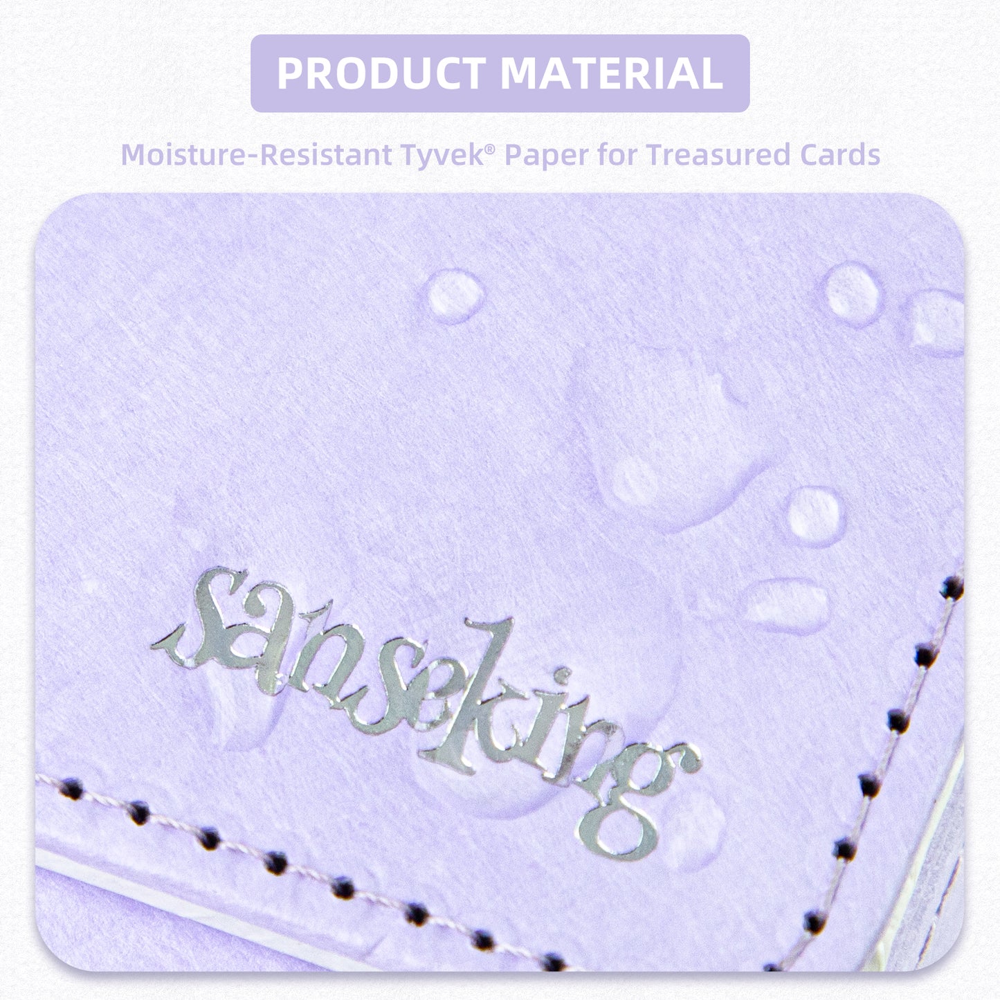 Magic Deck Box Fits 100+ yvek®  (Horizontal,Light Purple)