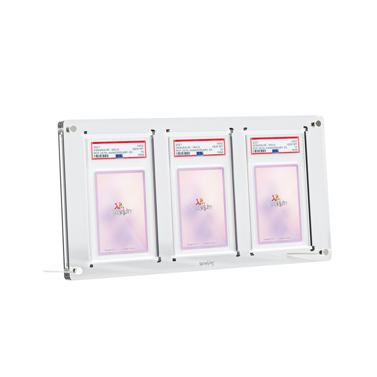 Carbon Fiber Finish Card Display Frame – 4 & 9 Slots