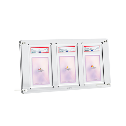 Carbon Fiber Finish Card Display Frame – 4 & 9 Slots