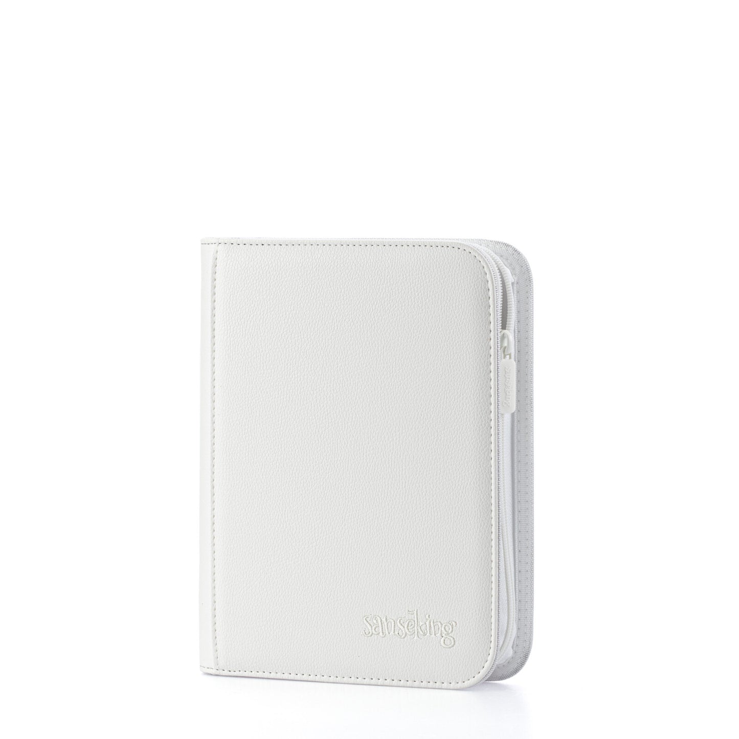 White Plaid 4/9/12-Pocket PU Binder