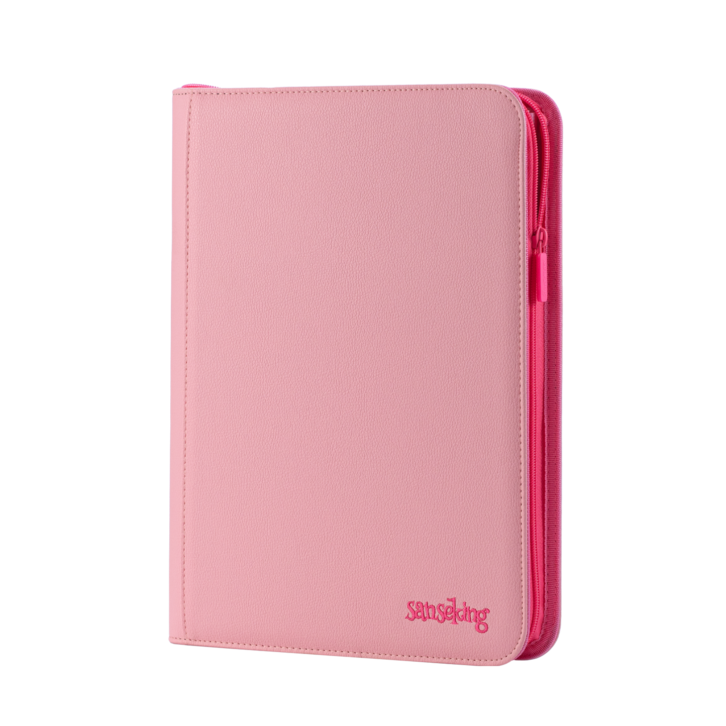 4/9/12-Pocket PU Card Binder Pink | Premium Trading Card Album Sanseking 4/9/12-Pocket PU Card Binder Pink | Premium Trading Card Album Sanseking