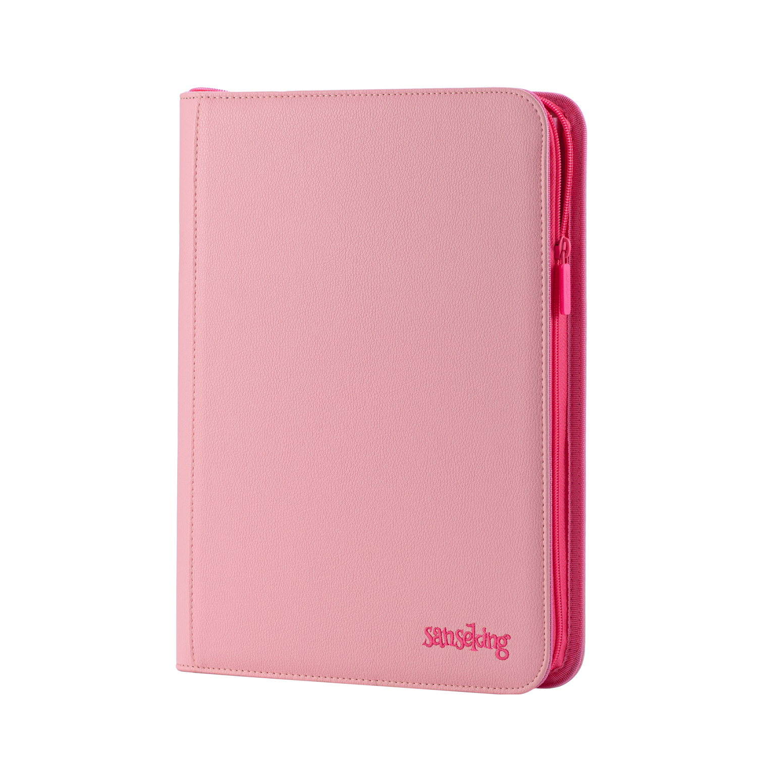 4/9/12-Pocket PU Card Binder Pink | Premium Trading Card Album Sanseking 4/9/12-Pocket PU Card Binder Pink | Premium Trading Card Album Sanseking