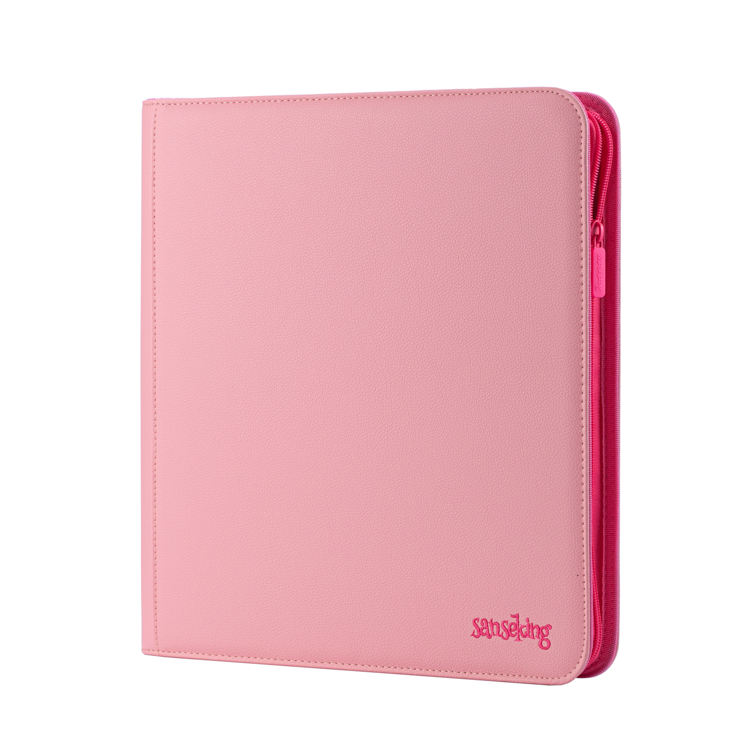 4/9/12-Pocket PU Card Binder – Pink | Premium Trading Card Album