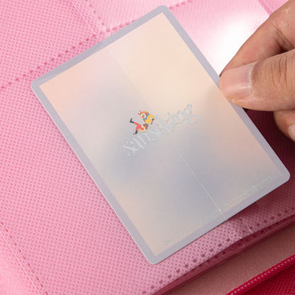 4/9/12-Pocket PU Card Binder Pink | Premium Trading Card Album Sanseking 4/9/12-Pocket PU Card Binder Pink | Premium Trading Card Album Sanseking