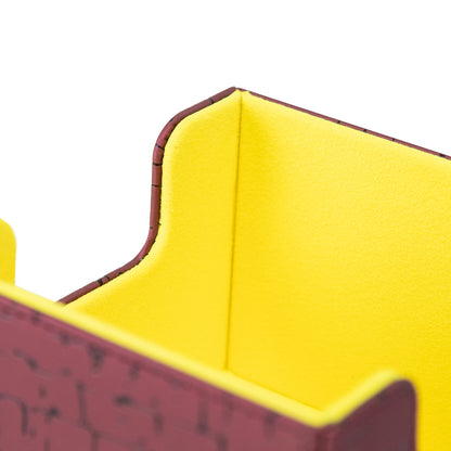 Boîte de rangement pyramidale - Rouge (Comprend 3 séparateurs) 