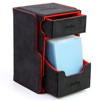 Coffre de rangement double couche – Noir