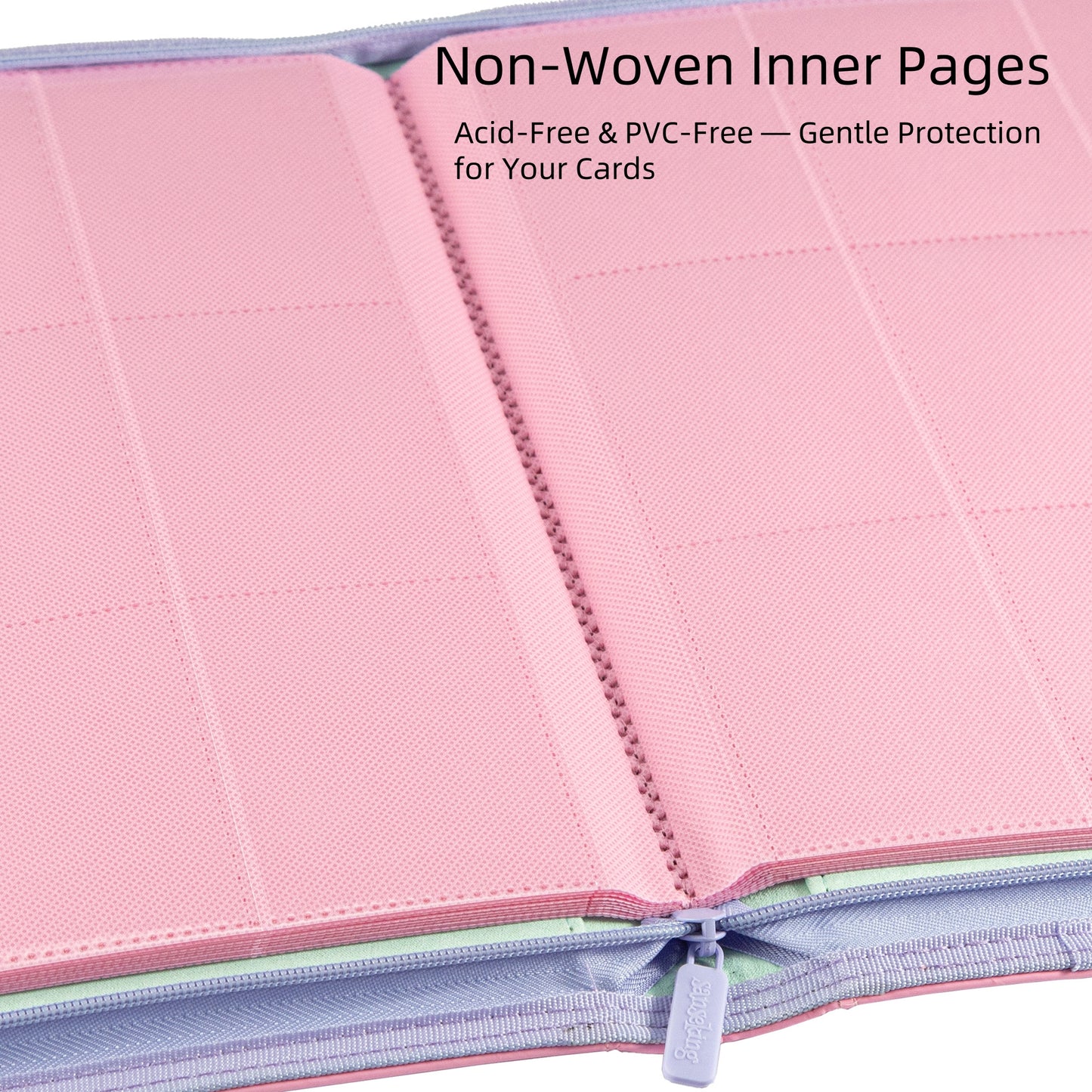 [Pre-order] Coral Binder Series PU Leather Zipper 9-Pocket