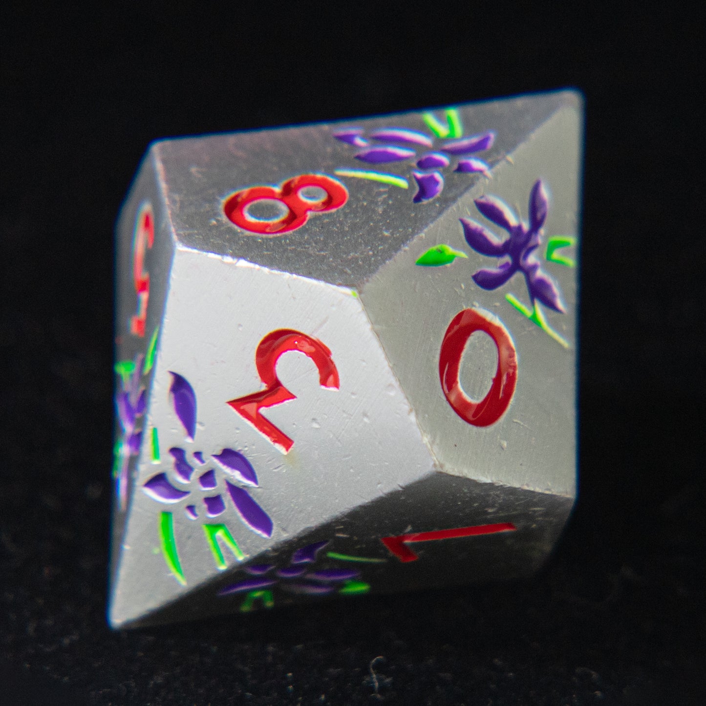 D&D Metal Dice Set Cthulhu (Metal & Flower）