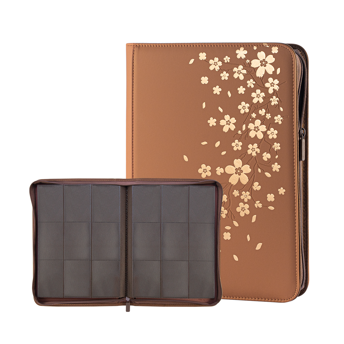 SAKURA Art Series Card Binder - Brown