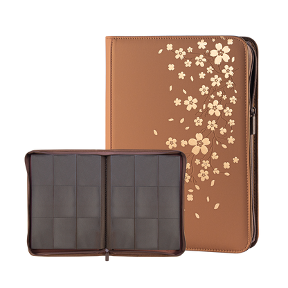 SAKURA Art Series Card Binder - Brown