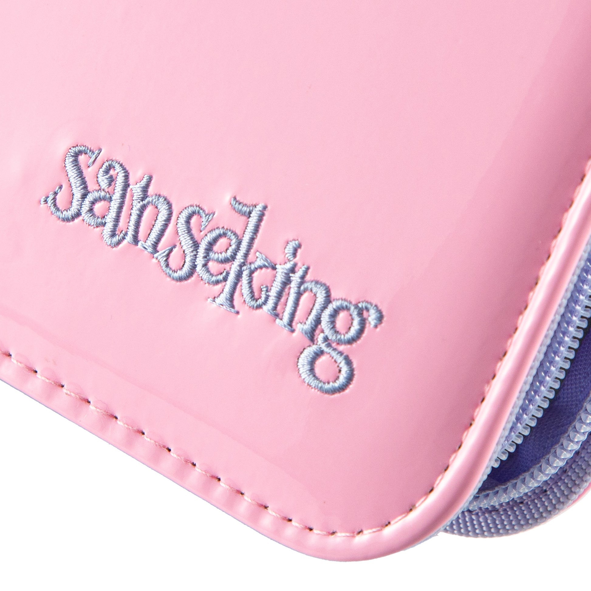 sanseking card binder Coral Binder Series PU Leather 9-Pocket TCG Card Binder – Colorful Jelly Texture for Trading Cards – Sanseking