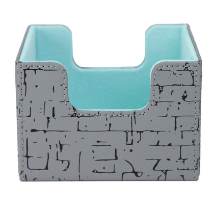 Boîte de rangement pyramidale - Grise (Comprend 3 séparateurs) 