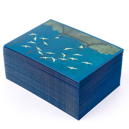 Pochettes artistiques « Grue de bon augure » - Lot de 3 (horizontales, verticales) 
