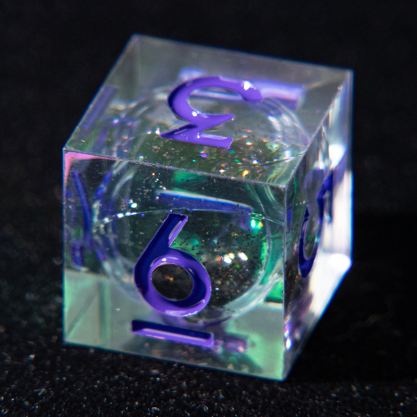 D&D Multi-faceted Resin Dice Set (Lavender）