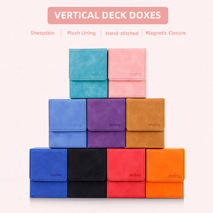 Boîte de rangement pour deck Magic (Verticale, Rose)