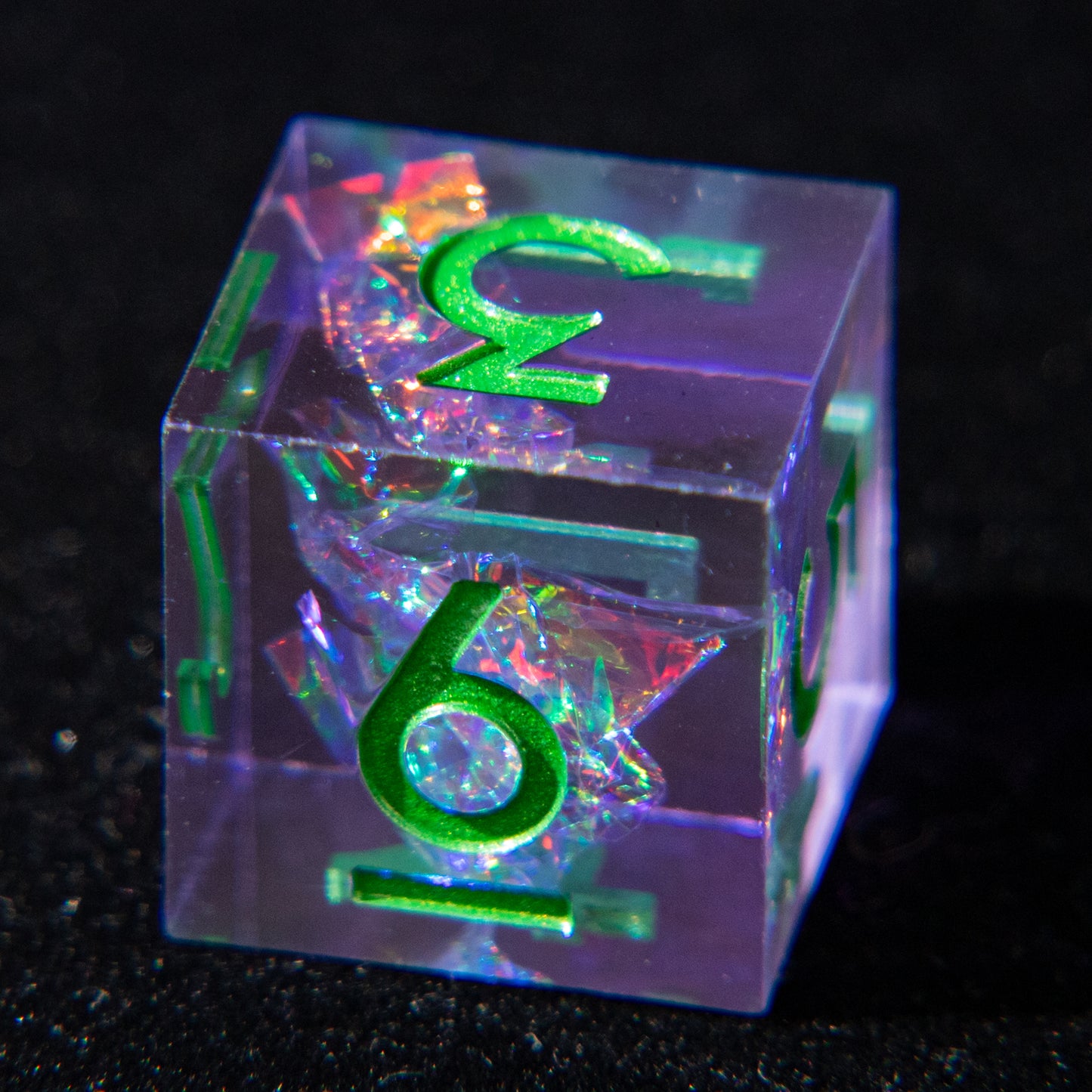 D&D Multi-faceted Resin Dice Set (Violet）