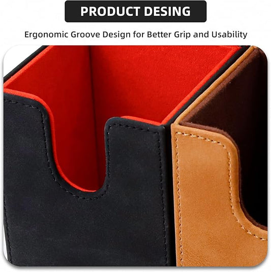 Magic Card Deck Box Bundler – 4 Colors (Blue, Red, Black, Cyan)