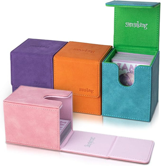 Magic Card Deck Box Bundler – 4 Colors (Oragne,Pink,Purple,Cyan)