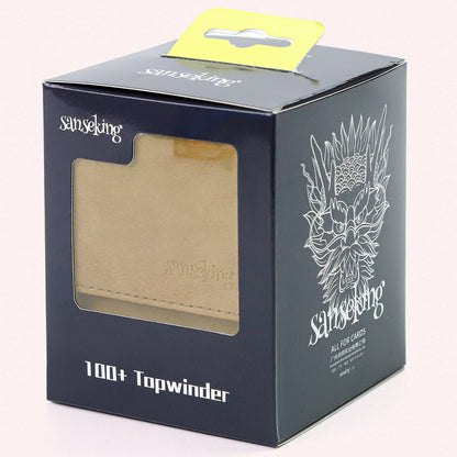 MTG用マジックデッキボックス（縦型、ブラウン）