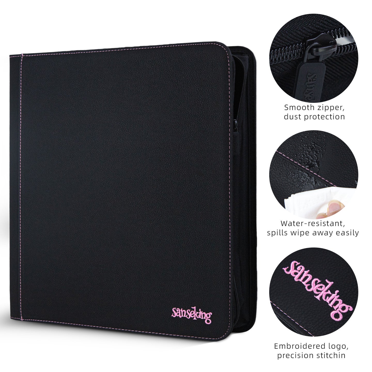 4/6ポケットトップローダーバインダー - グレードカードスラブケース収納フォルダー