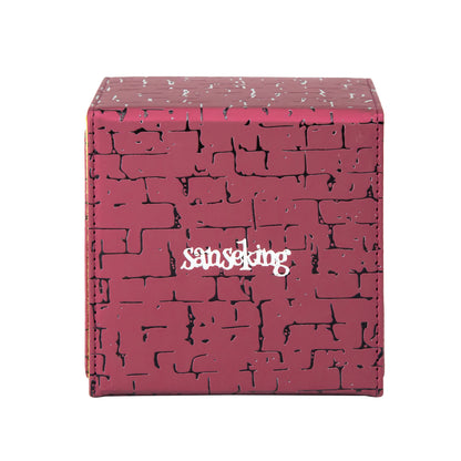 Boîte de rangement pyramidale - Rouge (Comprend 3 séparateurs) 