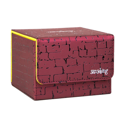 Boîte de rangement pyramidale - Rouge (Comprend 3 séparateurs) 