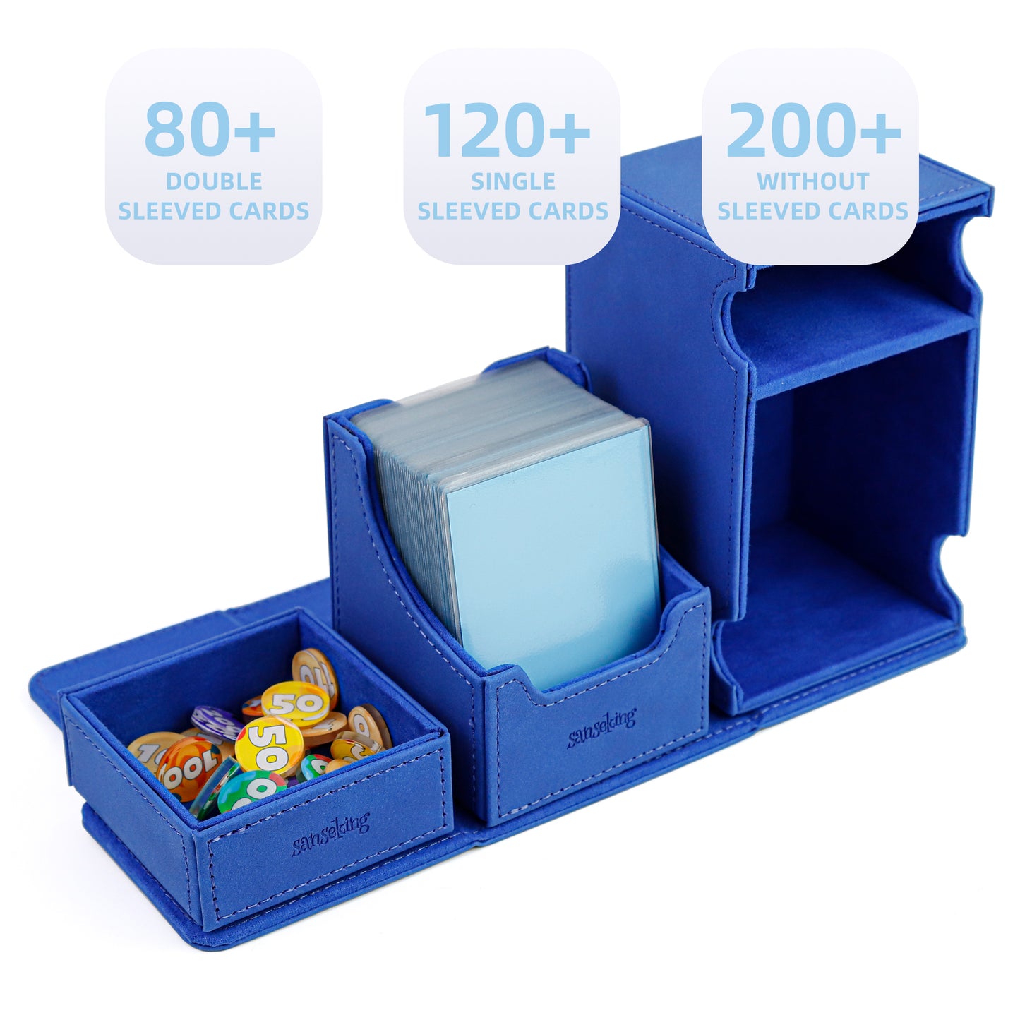 Double-Layer Deck Box – Blue