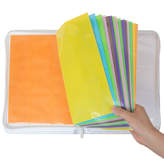 Pokémon 151 Binders White  Rainbow color mixing pages Limited edition of 99 copies