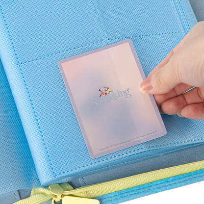 AXIS-05 4/9/12-Pocket Blue Trading Card Binder