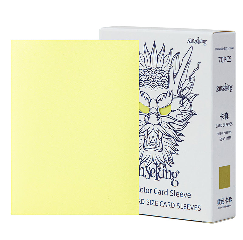 Sanseking White Dragon God Card Sleeves | Double-Layer Matte TCG Protectors Sanseking White Dragon God Card Sleeves | Double-Layer Matte TCG Protectors