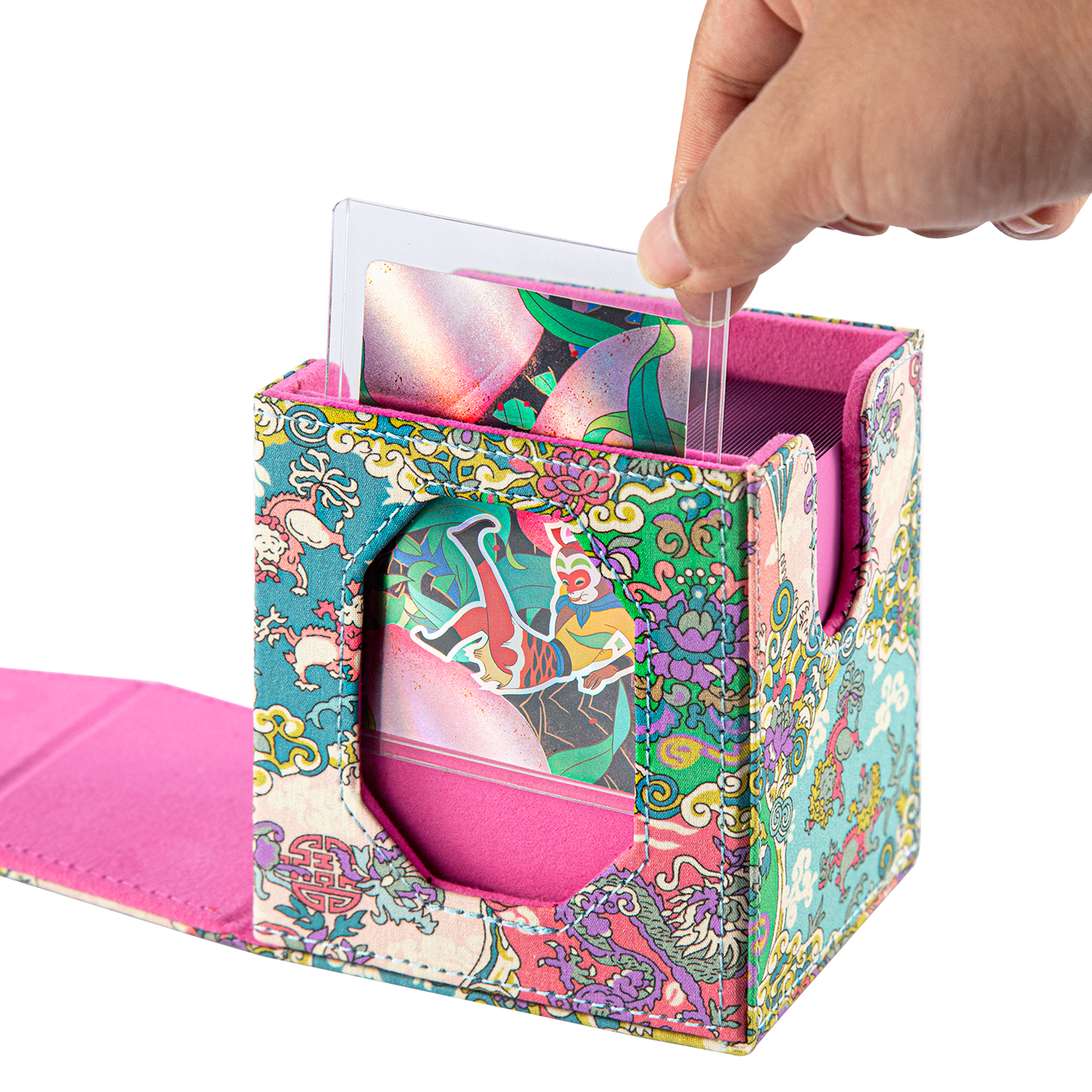 Auspicious Prosperity Brocade Deck Box