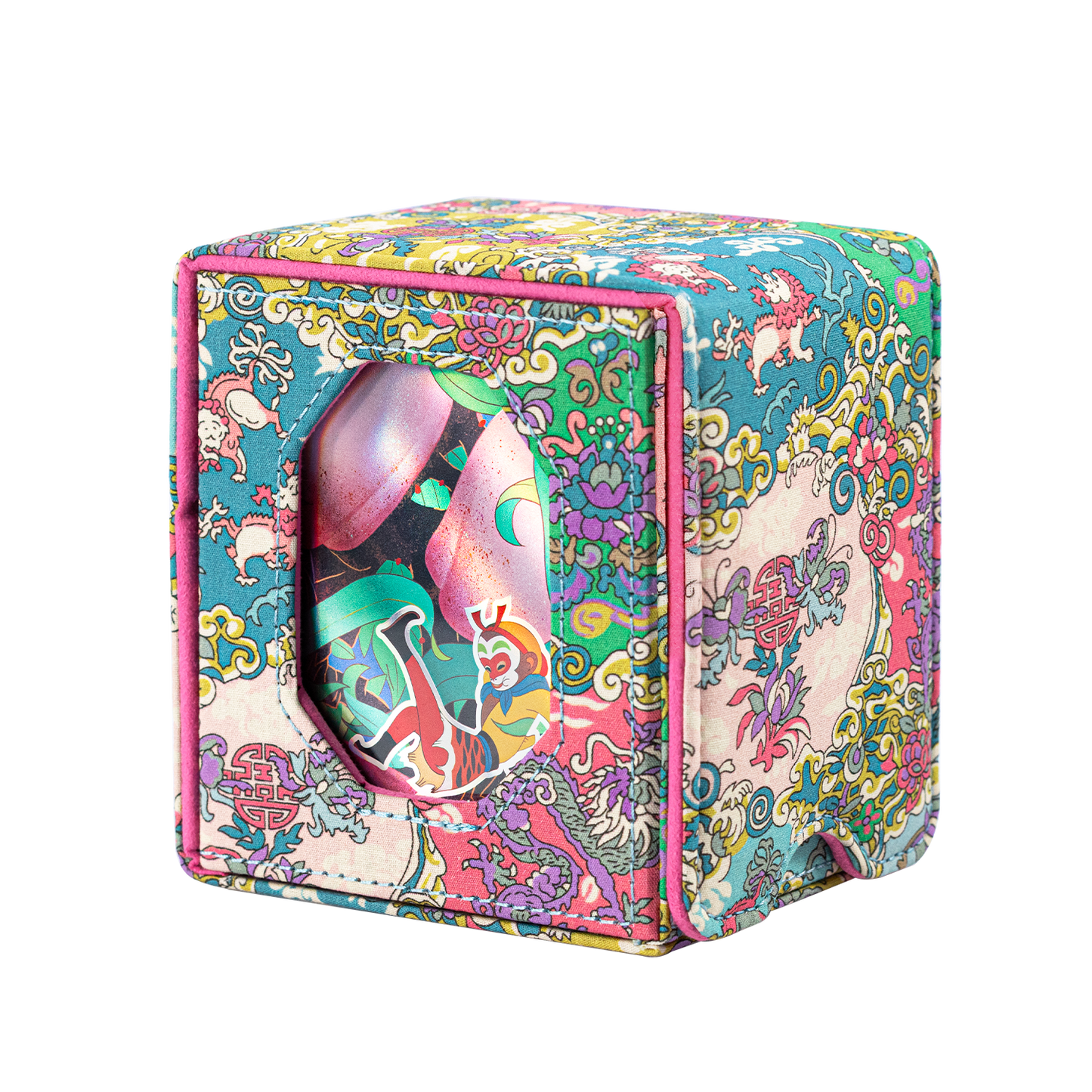 Auspicious Prosperity Brocade Deck Box