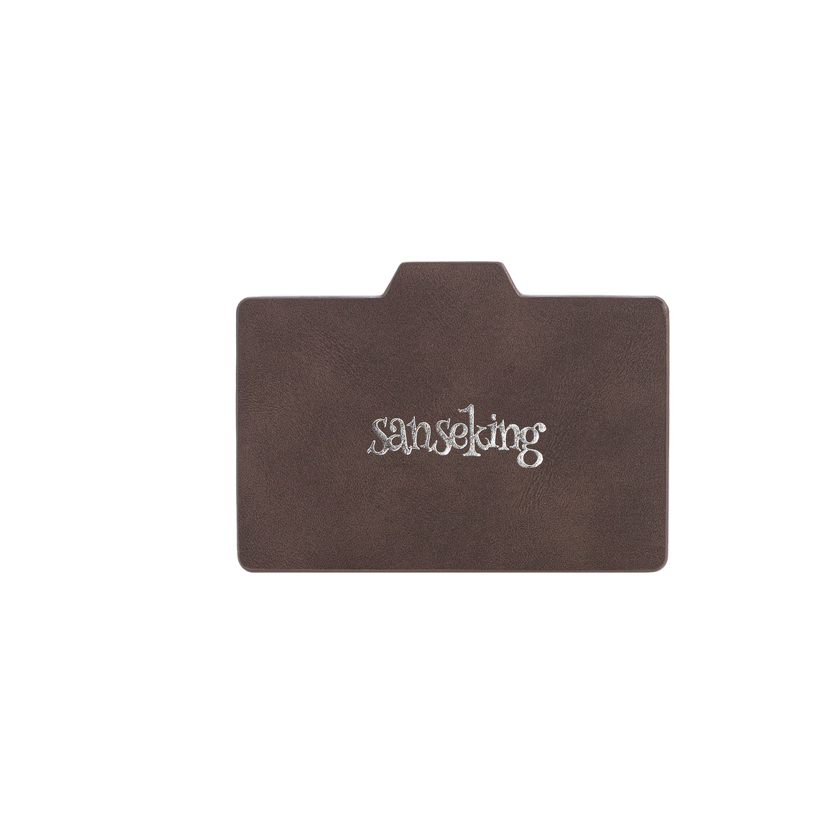 Horizontal Color-Block Pu Deck Box Brown with 1 Divider