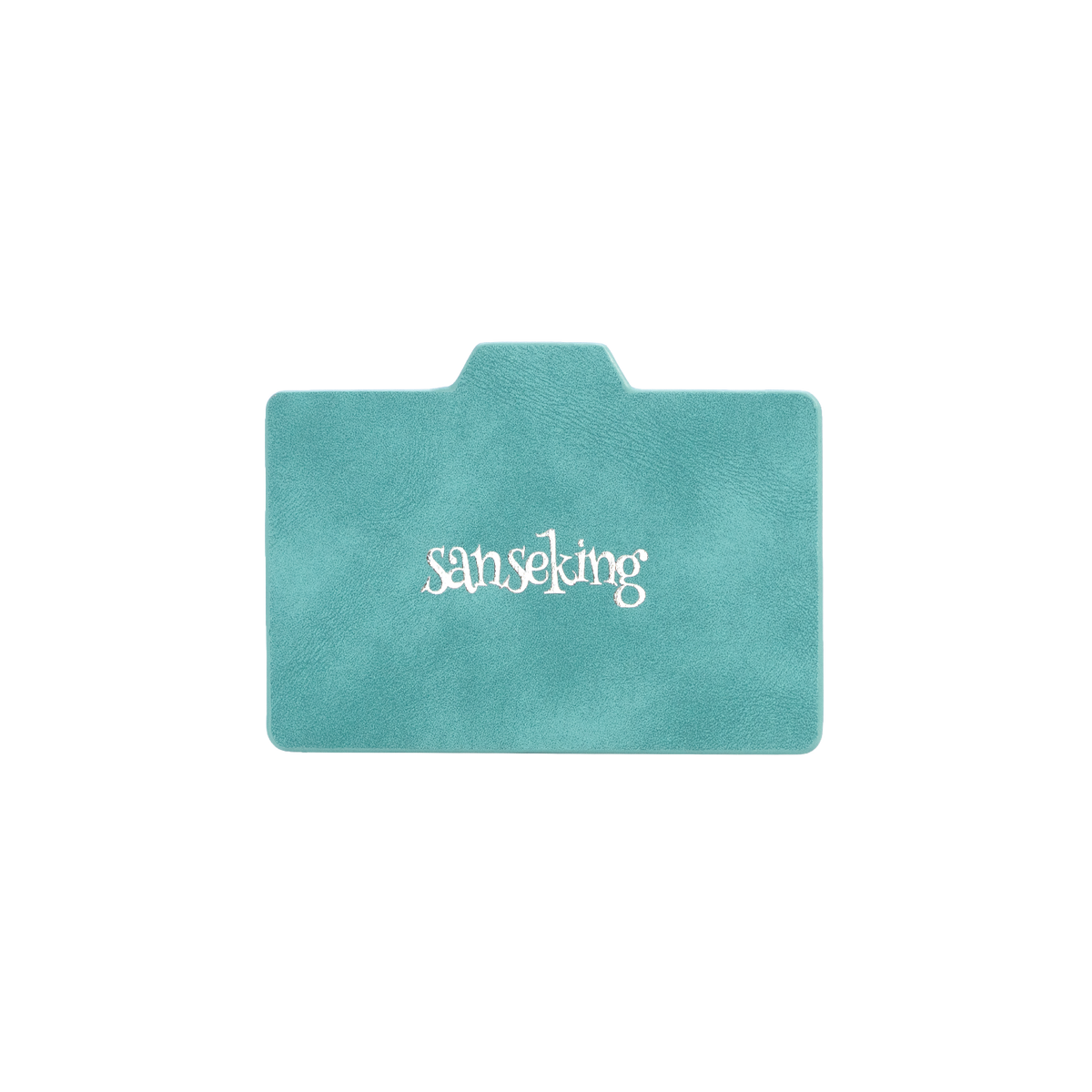 Horizontal Color-Block Pu Deck Box Mint Green with 1 Divider