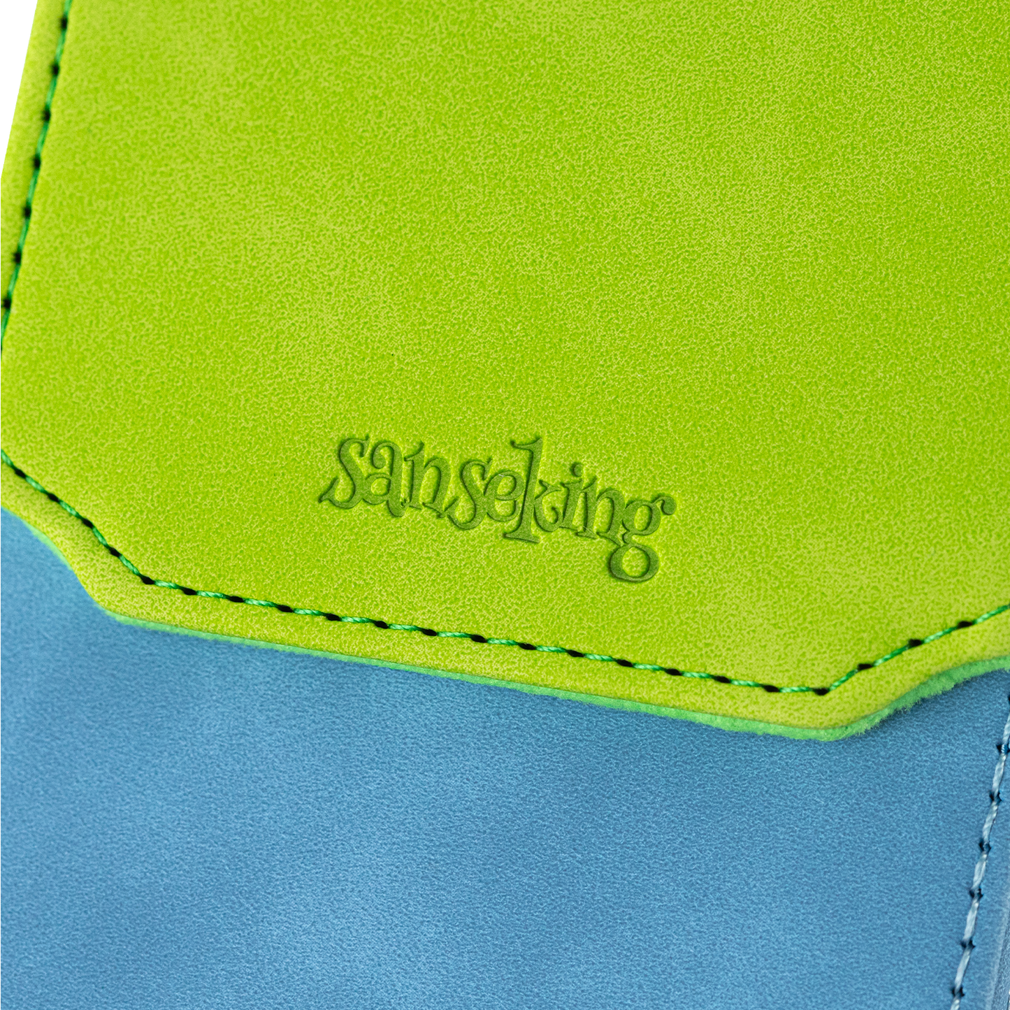 Color-Block Pu Deck Box Green with 1 Divider