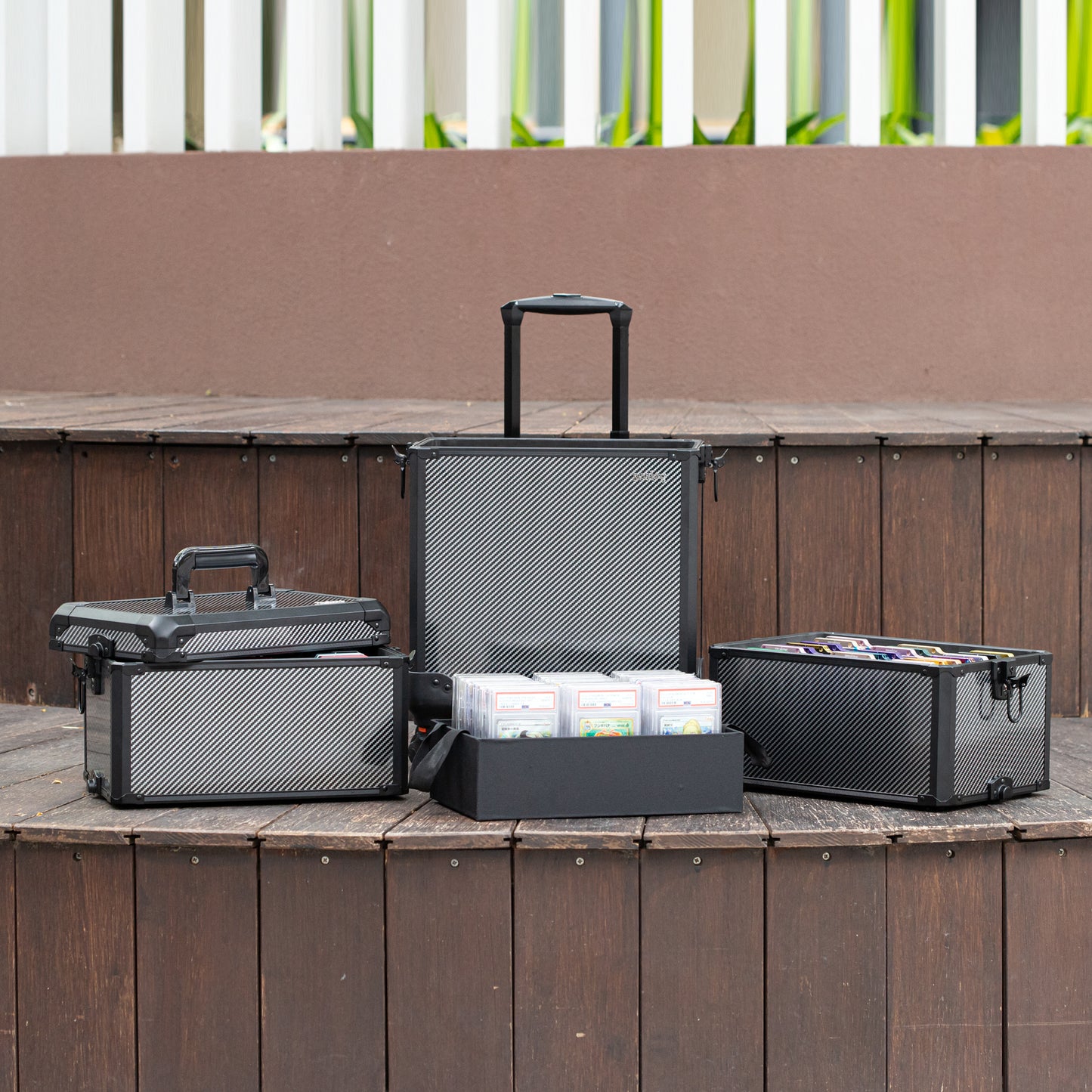 ExpoRoller 4-Tier Graded Card Display Trolley Case