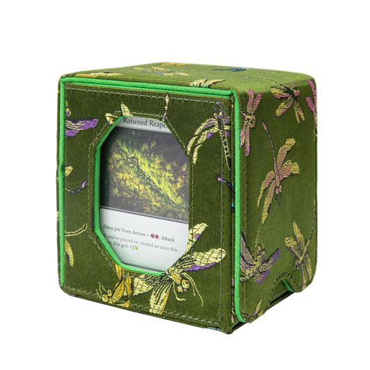 【Précommande】Boîte de rangement Magic Commander pour plus de 100 cartes DND (Vert foncé)