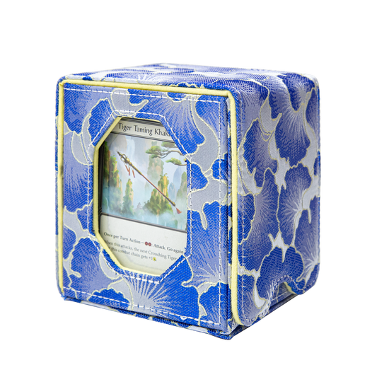 Boîte de rangement pour decks Magic Commander pouvant contenir plus de 100 cartes D&D (Bleu ciel)