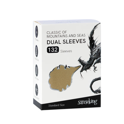Protège-cartes de tournoi épais mats Dragon Ancien (132 pièces)