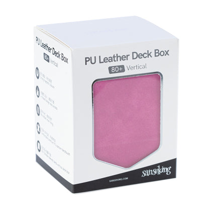 Boîte de rangement pour decks de plus de 80 pouces en PU avec fermeture magnétique