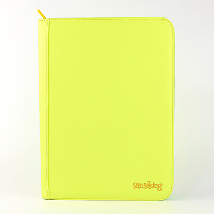 9-Pocket PU Card Binder Green