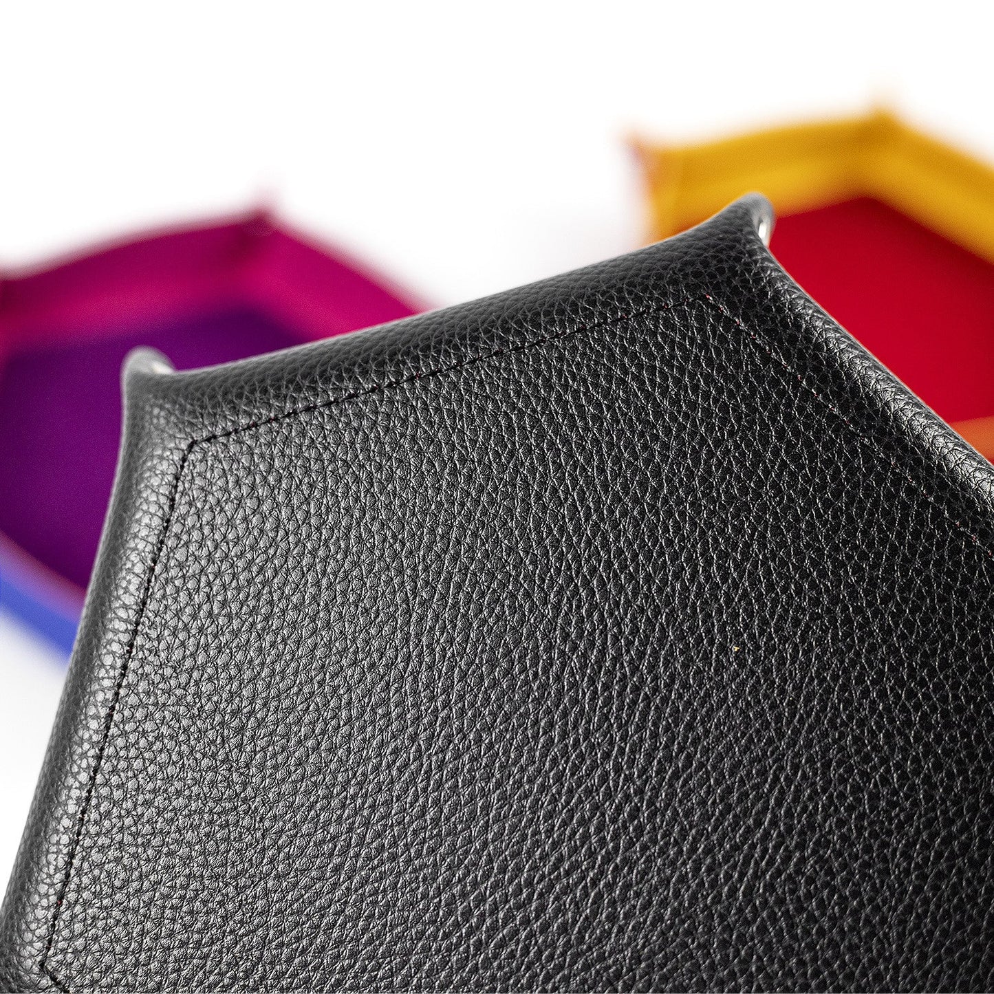 六角形の折りたたみ式ダイストレイデスクトップ収納ボックス