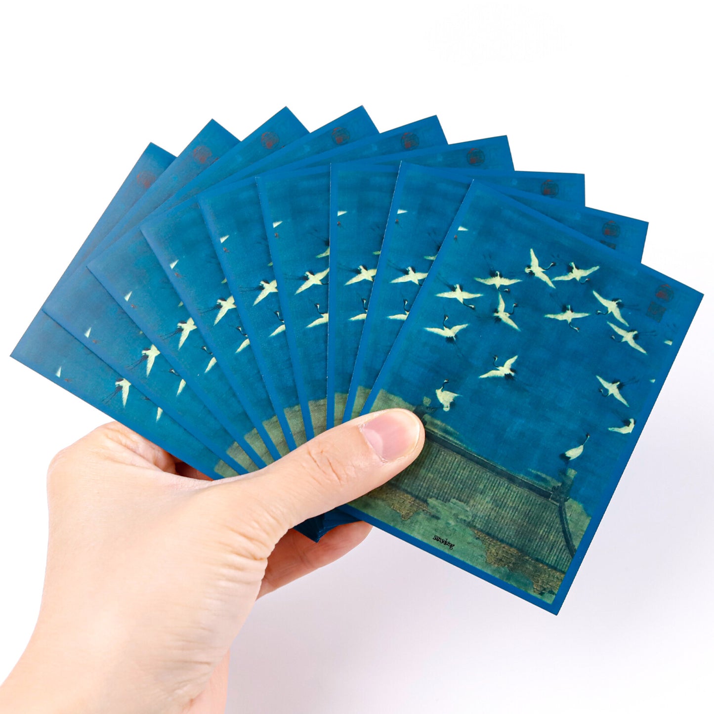 The Auspicious Crane Art Sleeves 3 Packs (Horizontal, Vertical)