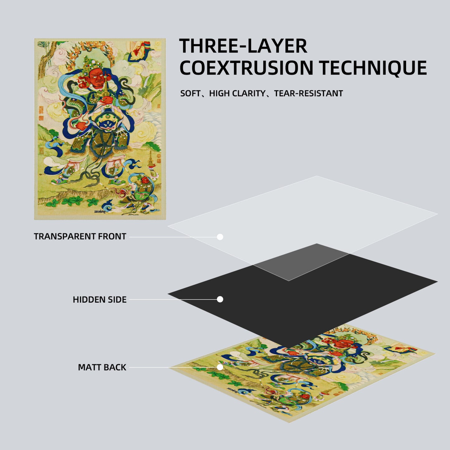 The Four Generals Of The Demon Family Card Sleeve 64pcs