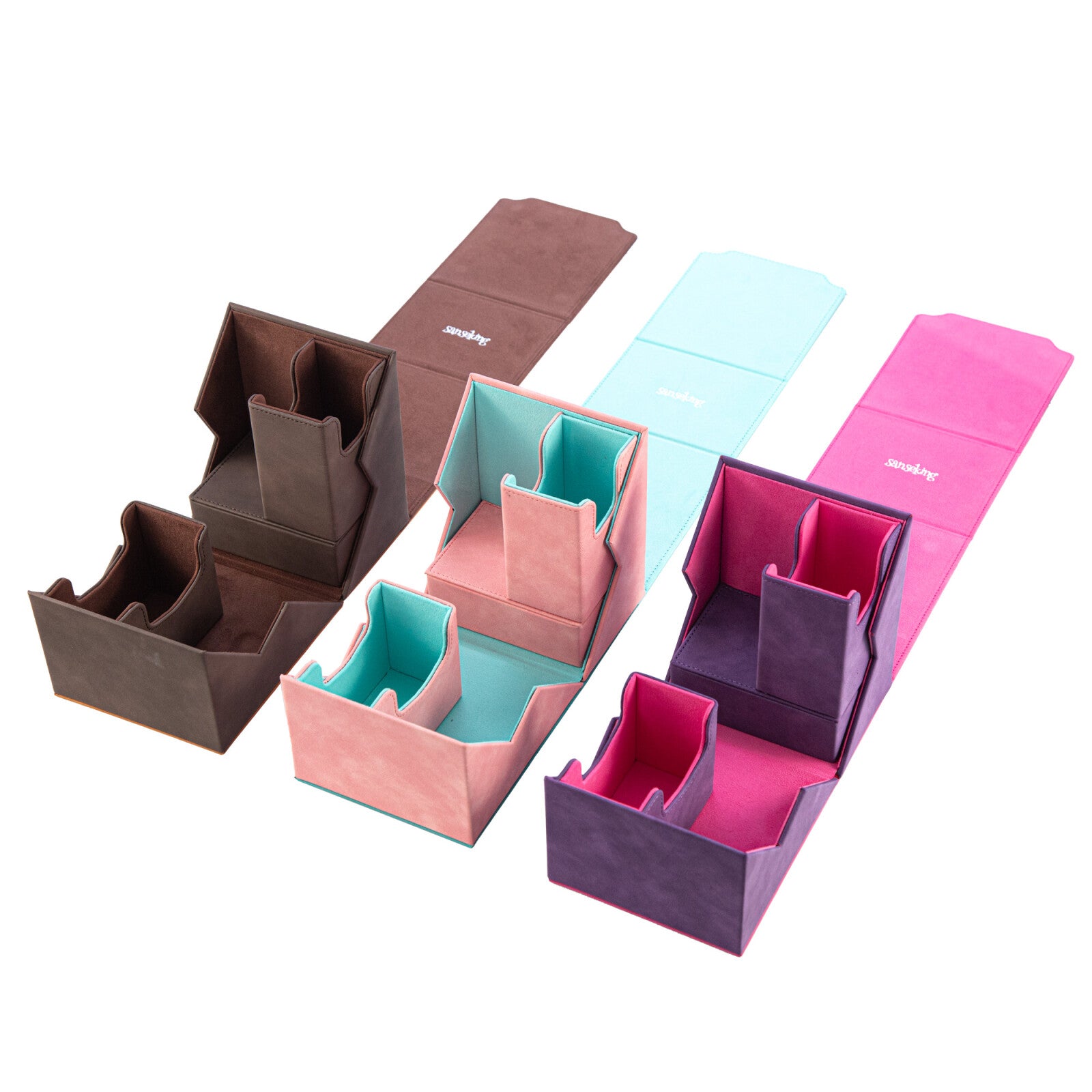 Energy Cube Deck Box – Durable Card Storage for TCG & Pokémon
