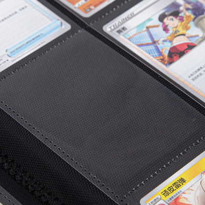64-Pocket Trading Card Binder – Holds 2304 Cards, Black