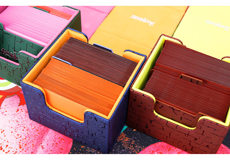 Pyramic Deck Box - Red (Includes 3 Dividers)