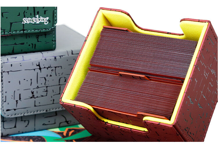 Pyramic Deck Box - Red (Includes 3 Dividers)